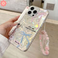 For Infinix Smart 9 7 5 8 6 Plus Tecno Spark 10 20 Pro GO 1 10C 20C Hot 20 10 40 12 30 11 Play Hot 50i 40i 30i Camon 20 Note 30 40 Pro Cute Love Heart Bow Knot Bracelet Case. 