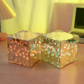 Creative Diy Tulip Flower Sea Home Decor Cube Three-Dimensional Small Night Lamp Material Package For Girlfriend Couple Luyo. 