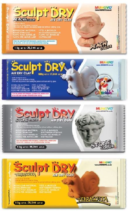 Mungyo Sculpture Air Dry Clay 250g Made in Korea KS