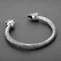 【Hengli jewelry story】Fashion Trendy Open Lion Cuff Bracelet Bangles For Women Animal Lion Charm Bracelet Women Men Jewelry Birthday Gift. 