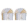 24 Expense Budget Sheets, Money Organizer for A6 Budget Binder -for Cash & LEDger Book, for Wallet, Budget Planner. 