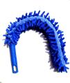 Microfiber Fan Cleaning Duster Flexible Fan mop for Quick and Easy Cleaning of Home, Kitchen, Car, Ceiling, and Fan Dusting Office Fan Cleaning Brush with Long Rod (Blue). 