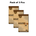 Drafting Pad D50 - Pack of 3 Pcs - Size A5 - LocaI Paper. 