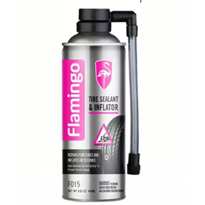 Tire Sealant & Inflator Flamingo Puncture Fix Quick Fix – 450 ml