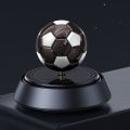 Solar Retorating Football Design Car Air Freshener -Black-. 