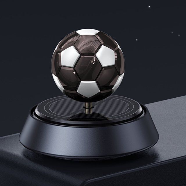 Solar%20Retorating%20Football%20Design%20Car%20Air%20Freshener%20-Black-%20-%20Image%202