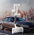 Rear View Mirror Car Phone Bracket 360 Degree Rotation can be Stretched and Hide Mobile Phone Holder snap-on Multi-Function for 4.0-6.1 inch Mobile Phones Model Universal. 