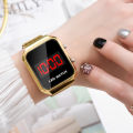 Trending Touch Screen Fashion Women Luxury Watches Square Dial Quartz Watch For Women / Stylish Ladies Led Watches For Women & Girls. 