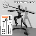 Magnetic Action Figure Diy Magnetic Robot Action Figure Set with Movable Joints 3d Printed Full Body Activity Toy for Gaming Buyers' Favorite Safe Magnetic Toy Action Figure. 