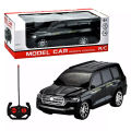 New Rc Toyota Land Cruiser V8 Model Car Four Channel For Kids - Black. 