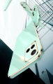 For Vivo Y21T Cover Fashion Shiny Plating Square Bumper Slim Phone Case Soft TPU Silicone Shockproof Protective Back Cover. 