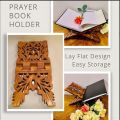 Premium Wooden Rahal Quran Stand | Handcrafted Rehall for Quran Pak | Elegant Prayer Book Holder Stand for Quran Reading | Wooden Quran Rehal Stand | Holy Book Holder | Islamic Gift | Hadi wood craft. 