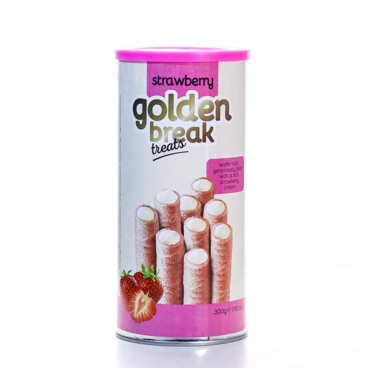 GOLDEN BREAK TREATS STRAWBERRY – 300GM
