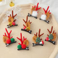 Hair Clip Realistic Delicate Deer Ear Xmas Bobby Pin. 