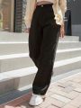 Black Wide Leg Women Jeans High Waist Baggy Style Pants EXPORT QUALITY | Factory Outlet. 