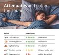 Earplugs Alpine SleepDeep Soft Ear Plugs for Sleeping Noise Reducing Gel - 27 dB  Size  M/L. 
