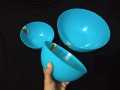 Pack of 3 Mixing Bowls Set Microwave oven Safe. 
