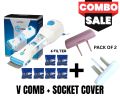 V Comb, Anti Lice Electric Comb, Head Lice Machine with 4 Filters, Lice Removal Machine, Anti Lice Machine with Steel Comb,  Lice Egg Removal Machine. 