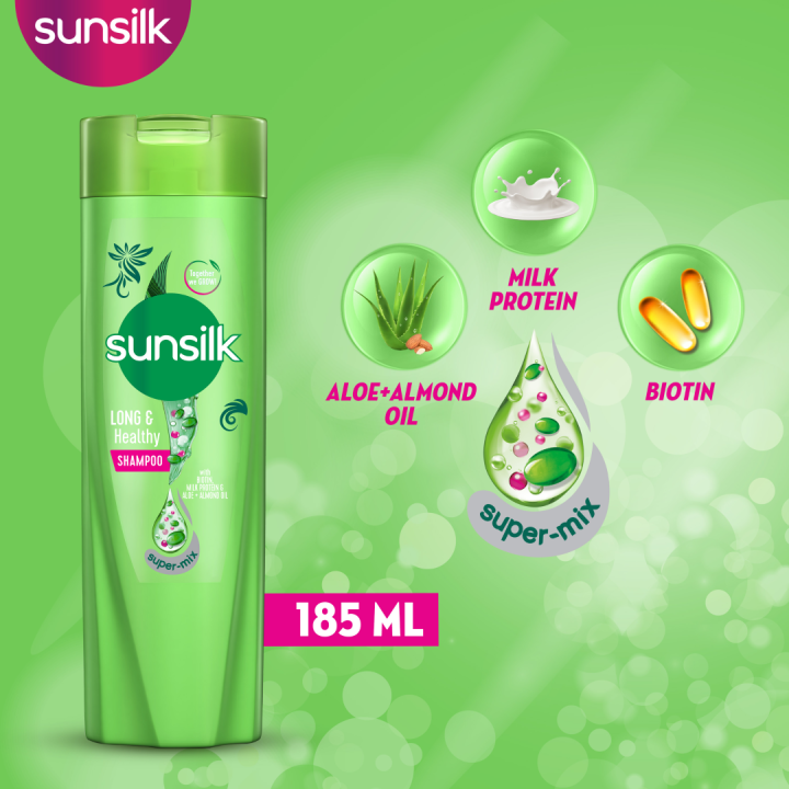 Sunsilk Shampoo Long & Healthy -185ML