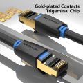 Vention Cat8 Ethernet Cable 40Gbps RJ45 Network Cable Cat 8 SSTP RJ45 Patch Cord for PC Modem Router Laptop Cable Ethernet Cat8. 