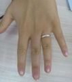 Pure 925 Sterling Silver / Chandi Challa Ring. 