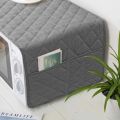 Kitchen Microwave Oven Cover Dustproof Decorative With Four Side Pockets | Microwave Cover Are Available In Multiple Colors - Universal Size. 