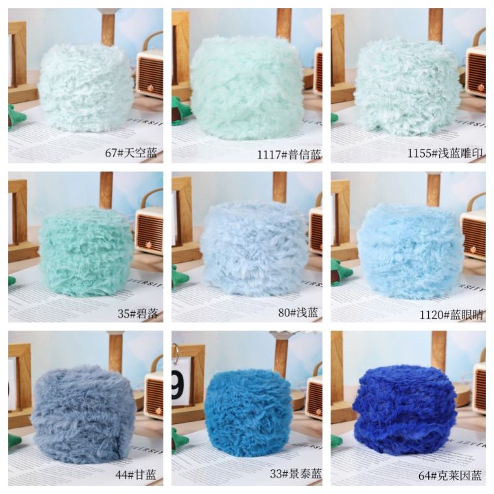1%20Skein%20100%20Grams%20Super%20Soft%20Fur%20Yarn%20Chunky%20Fluffy%20Faux%20Fur%20Yarn%20Eyelash%20Yarn%20for%20Crochet%20Knit%20Scarf%20Accessories%20and%20Blankets%20-%20Image%203