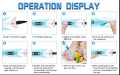 3D Pen 3D Printing Pen PLA Drawing Printer Pen LCD Display with 3 Colors Random PLA Filament Refills, Art Crafts Gift for Kids Adults. 