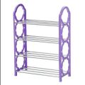 floor standing shoe rack 4 layer and five layer for home , store and office. 