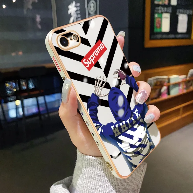 JIUMOO For iPhone Plus Case Plating Side Edge Square New Design