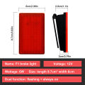 12V F1 Style 15 LED Rear 3rd Third Strobe Flashing Universal Careisure time Lights Tail Brake Stop Light Signal Lamp Car Tuning Accessories. 