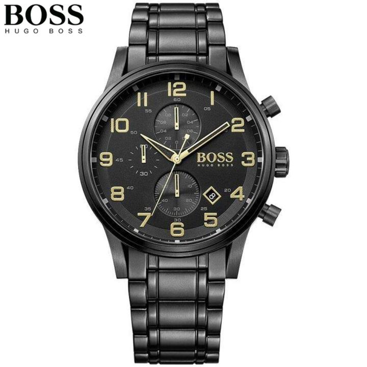 Hugo Boss Black MenÕs Aeroliner Chronograph Watch 1513275