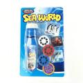 Panda Online Mini Projector Torch Educational Light-up Kids Flashlight Story Book Sleep Projection Lamp. 