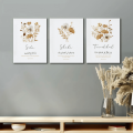 Set Of 3 Islamic Photo Frame For Room Decor Wall Art/ With High Quality Print. 