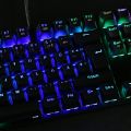 3 in 1 Gaming Combo Full Size Mechanical Keyboard Mechanical Gaming Keyboard RGB 104 Full Keys Blue Switches Professional Anti-Ghost Programmable for PC Gamer and Laptop RGB Gaming Keyboard for PC Mac Xbox Gamer. 