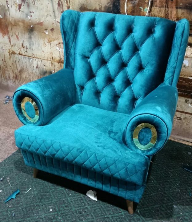 1%20Modern%20Sofa%20Chair%20Tufling%20Designe%20One%20Seater%20Fabric%20Blue%20Velvet%20With%20Free%201%20Cousion%20Colour%20%7B%7BSpecial%20Offer%20Available%20%7D%7D%20-%20Image%202