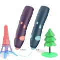 3D Pen for 3D Printing, Drawing Pen, USB 3D Pen plus with safe filament, Creative Learning for Children Kids as Toys, DIY Arts & Crafts Boy Girls. 