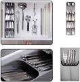 Kitchen Drawer Organizer Tray Cutlery Spoon Fork Storage Tableware Holder Rack Box Kitchen Utensil Flatware Tray. 