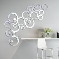 24pcs/lot Wall Art Acrylic Mirror Surface Polka Dots Circle Wall Stickers For Kids Baby Rooms Home Decor Round Wall Decals DIY Art Mural. 