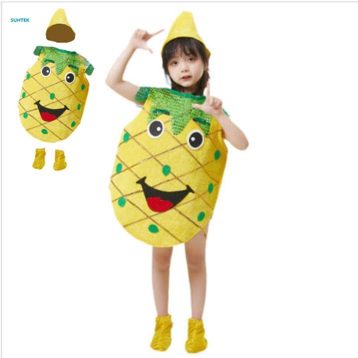Kids Fruit Costume Lovely Lightweight Portable Halloween Costumes Outfit