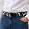 Cowhide leather belt. 