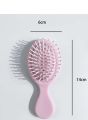 Mini Baby Hair Brush - Premium Soft Bristle For Gentle Hair Care - Random Color. 