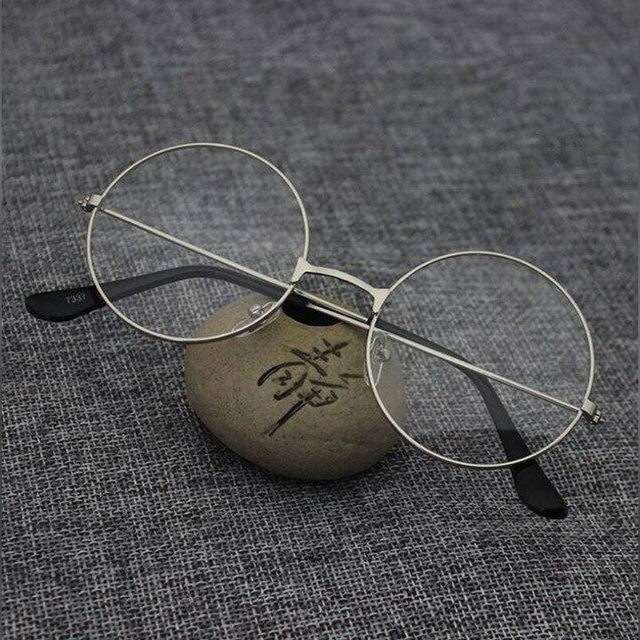 Silver Round Frame Harry Potter Glasses For Girls