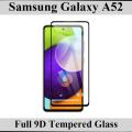 Samsung Galaxy A52 Full Black 9D|5D|6D|10D|11D|21D Tempered Glass Screen Protector Full Glue Edge To Edge For Samsung Galaxy A52. 