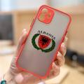 Albania Albanians National flag Phone Case matte transparent For iphone 11 12 13 6 s 7 8 plus mini x xs xr pro max cover. 