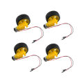 bellylady Smart Car Robot Tire Wheel With Dc 3-6v Gearbox Motor For Arduino. 