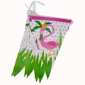 FLAMINGO THEME BUNTINGS - PACK OF 10 FLAGS BANNER - FLAMINGO THEME FLAGS BANNER. 