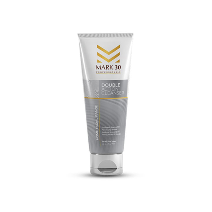Cleanser| Mark 30,Double Action Cleanser 180g|Face Cleanser|Regulates and Balances Skin|Prevents Oily Shine and Breakouts|restoring  moisture |Removes Acne and Spots |Face Cleanser