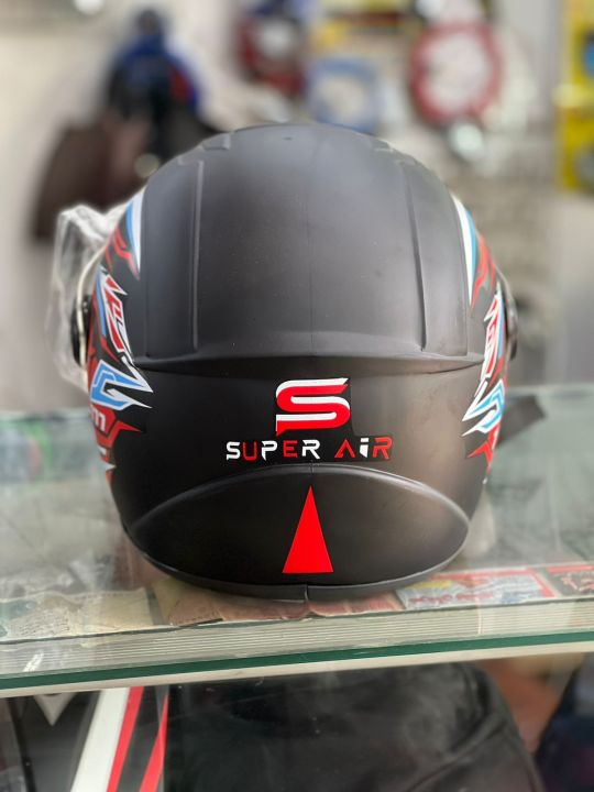 SUPERAIR%20Bike%20Helmet%20-%20Black%20-%20Medium%20Large%20-%20Transparent%20-%20black%20-Visor%20-%20Motorcycle%20Helmet%20-%20heavyBike%20Helmet%20-%20Image%202