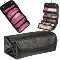 Makeup Organizer & Cosmetic Bag - Black. 
